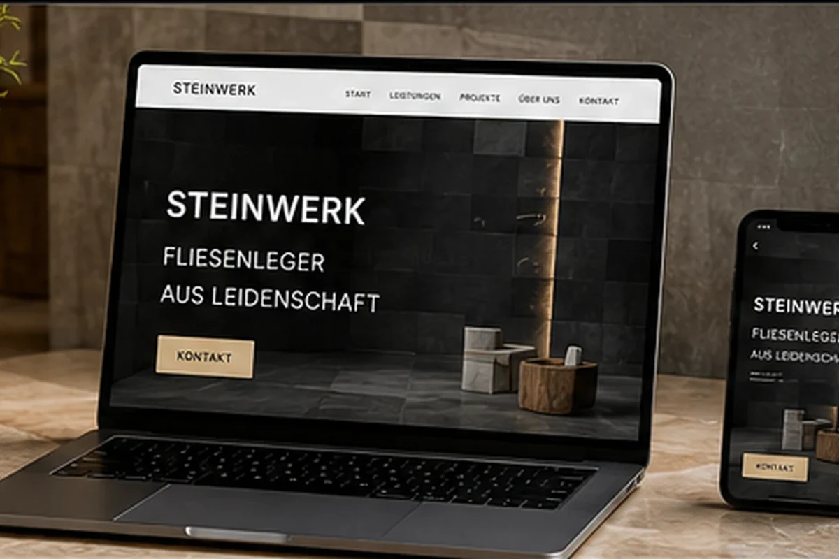 SteinWerk Fliesenleger Konzept – Übersicht