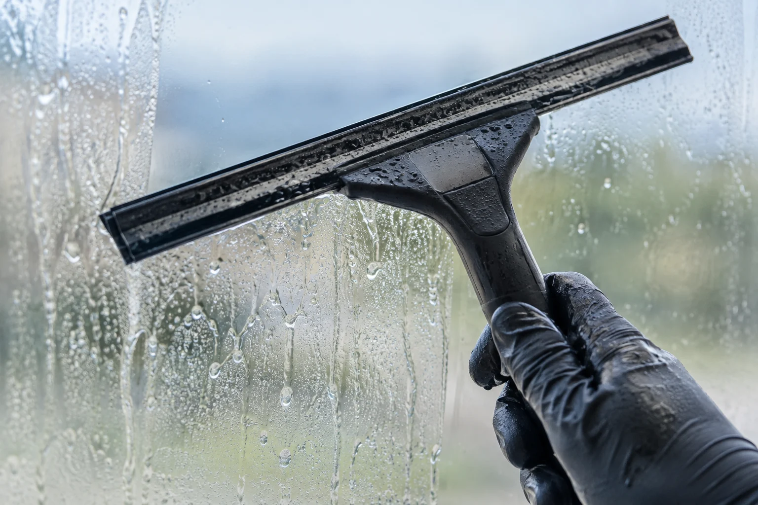 Rentbi – klare Bildwelt rund um Glas und Reinigung