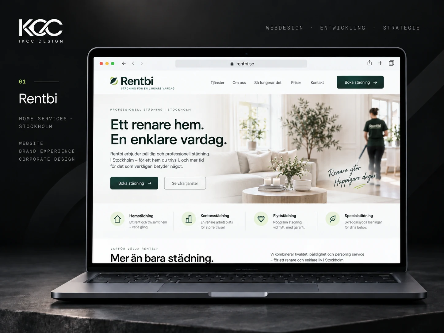 Rentbi – Website-Mockup 1